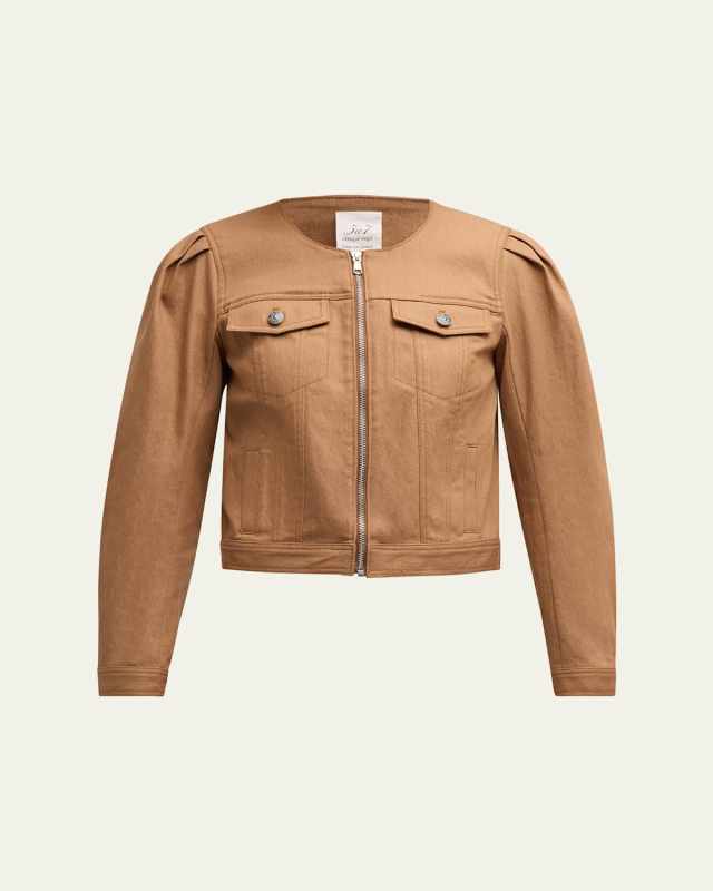 Dalia Cropped Denim Jacket